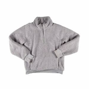 Athleta Girl So Snug Sherpa Half Zip Pullover Jacket